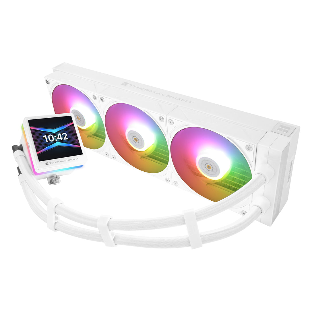 THERMALRIGHT GRAND VISION LCD 360 ARGB WHITE AIO LIQUID COOLER - 814256018500