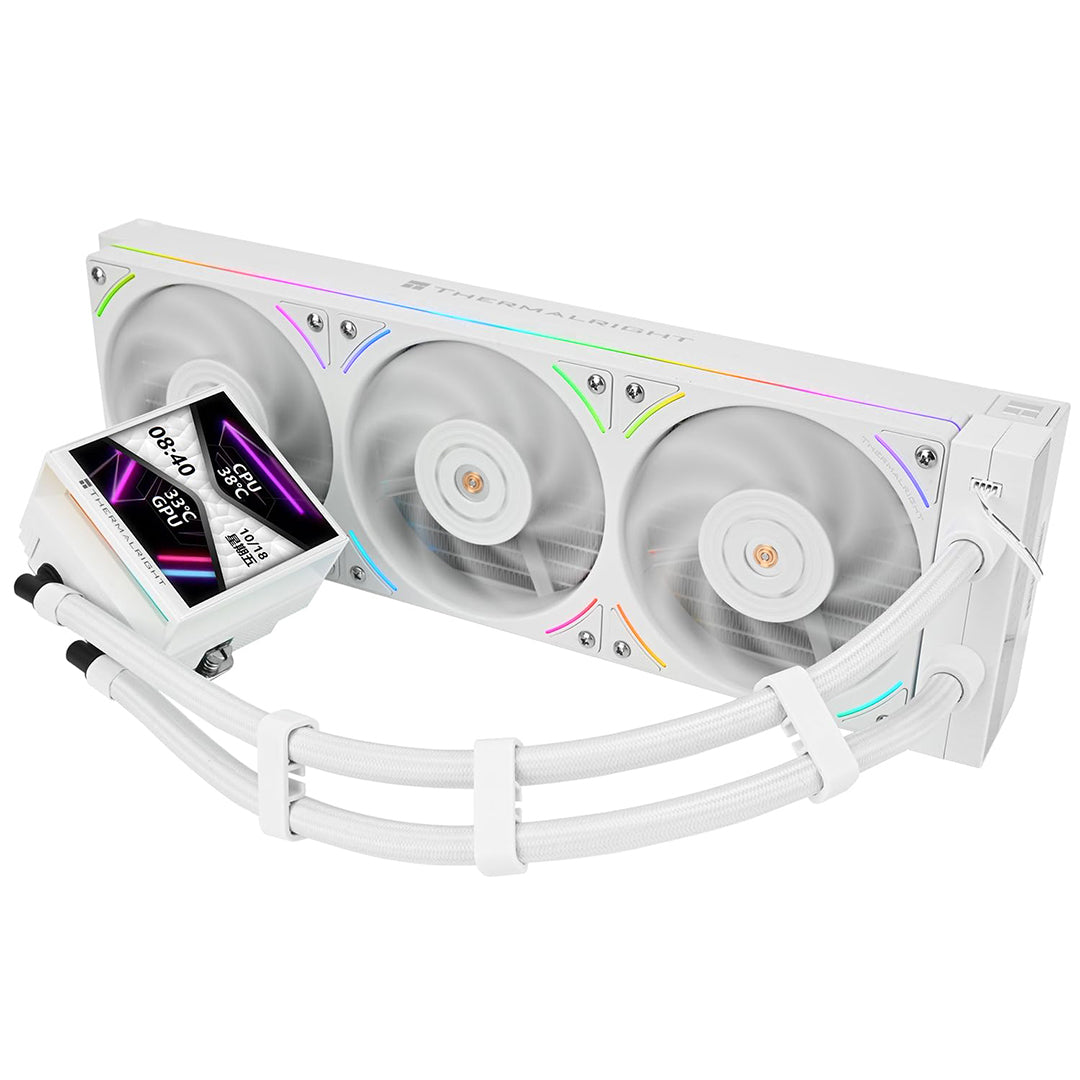 THERMALRIGHT TL-UB36W HYPER VISION 360 UB ARGB WHITE AIO LIQUID COOLER - 814256018821