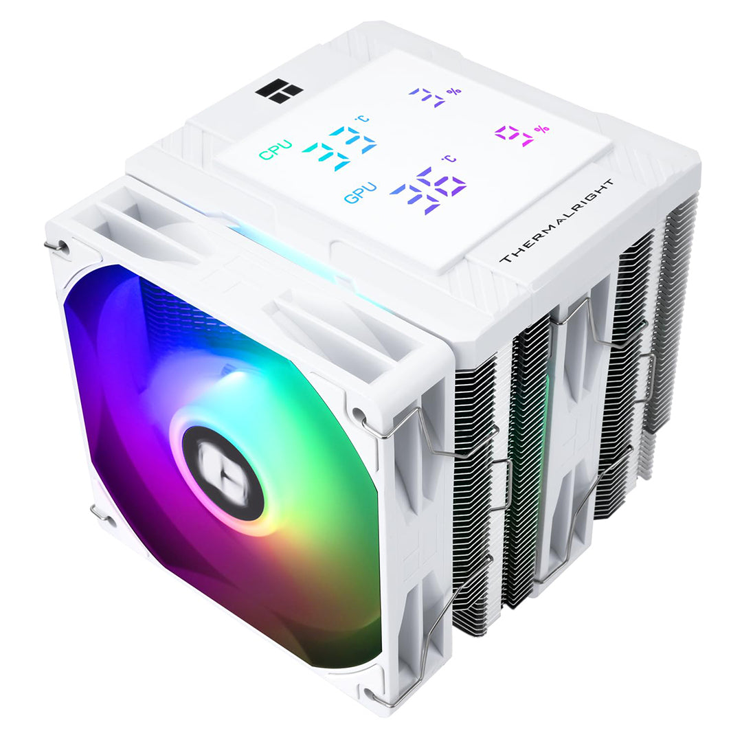 THERMALRIGHT PEERLESS ASSASSIN 120 DIGITAL ARGB WHITE HEATSINK COOLER - 814256019385