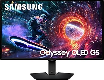 SAMSUNG 27" Odyssey OLED G5 G50SF QHD 180Hz Gaming Monitor - LS27FG502SEXXS