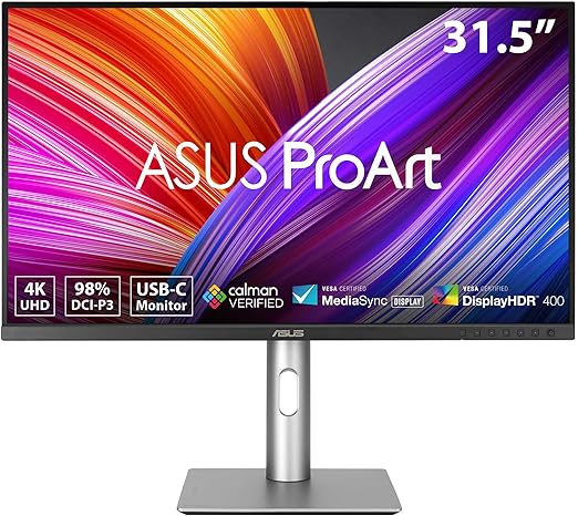 ASUS ProArt Display PA329CRV Professional Monitor - 31.5-inch IPS 4K UHD - ASUSPA329CRV