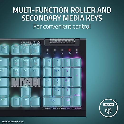 Razer BlackWidow V4 X - Mechanical Gaming Keyboard (Green Switch) - Zenless Zone Zero Edition - US Layout - 8907910073990