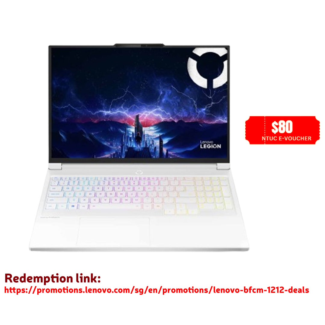 Lenovo Legion 7 83KY001QSB Glacier White, Gaming laptop (Intel® Core Ultra 7 255HX/ 32GB /1TB SSD /NVIDIA RTX 5060/16" WQXGA /Win11H) - 83KY001QSB