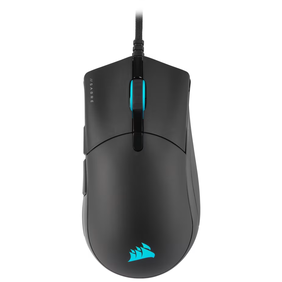 Corsair Sabre RGB PRO Wired Champion Series Optical Gaming Mouse Black - 840006629122