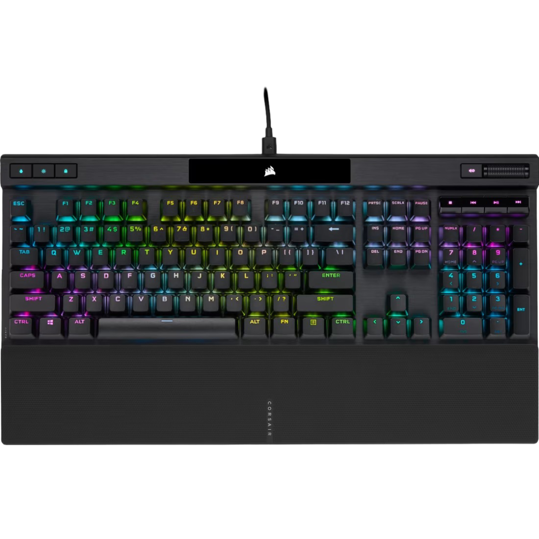 Corsair K70 PRO RGB Optical-Mechanical Gaming Keyboard with PBT DOUBLE SHOT PRO Keycaps - 840006660163