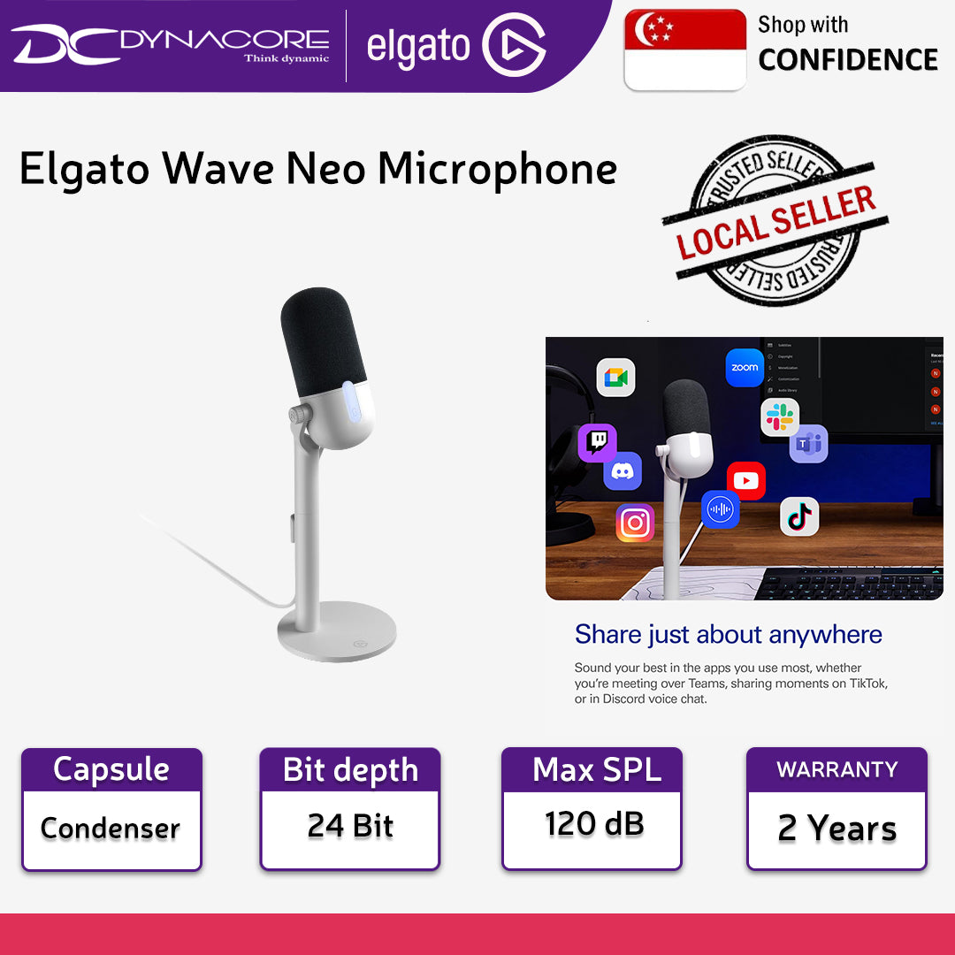 Elgato Wave Neo Microphone - 840006673460