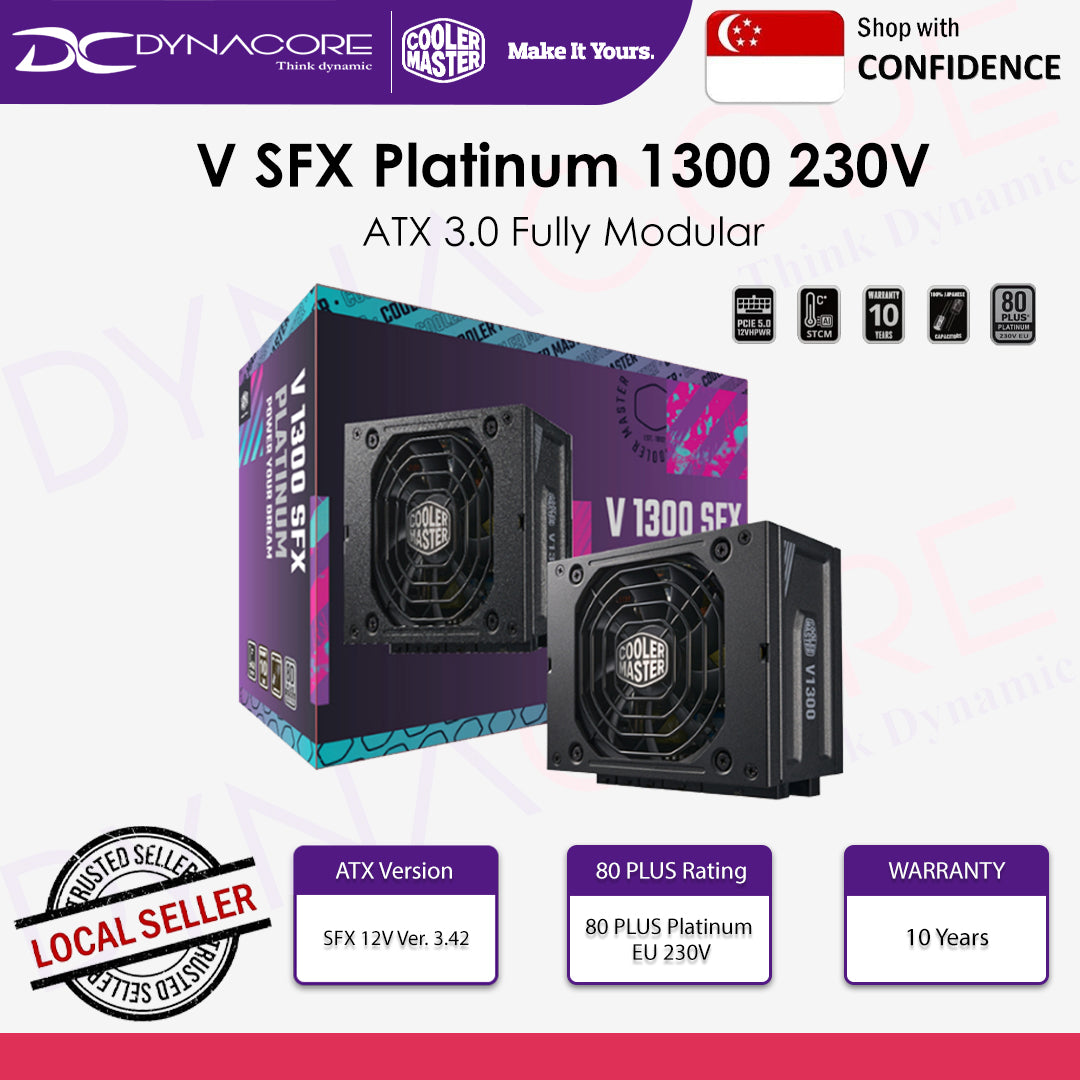 COOLER MASTER V SFX PLATINUM 1300 230V ATX 3.0 PSU - 884102095146