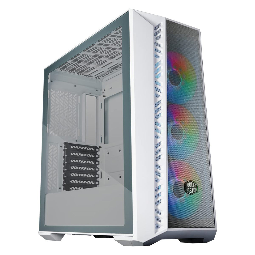 COOLER MASTER MASTERBOX 520 ARGB ATX TEMPERED GLASS CASE WHITE - 884102099755