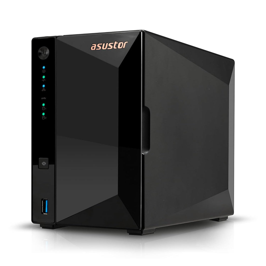 ASUSTOR DRIVESTOR 2 PRO GEN2 AS3302T V2 QC 2GB 2-BAY NAS STORAGE(3YRS) - 887372140097