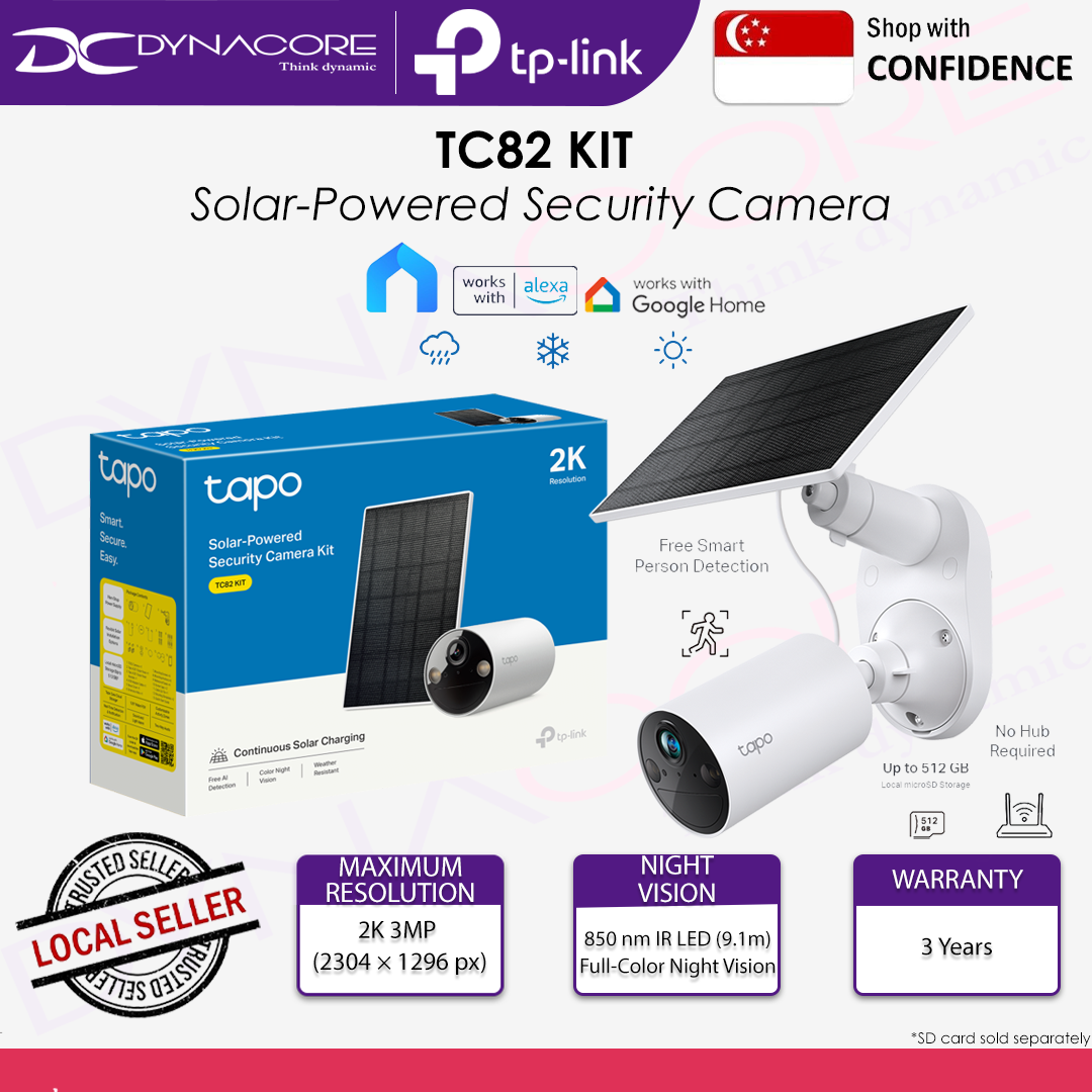 TP-LINK TC82 KIT SOLAR-POWERED SECURITY CAMERA -8885020621617