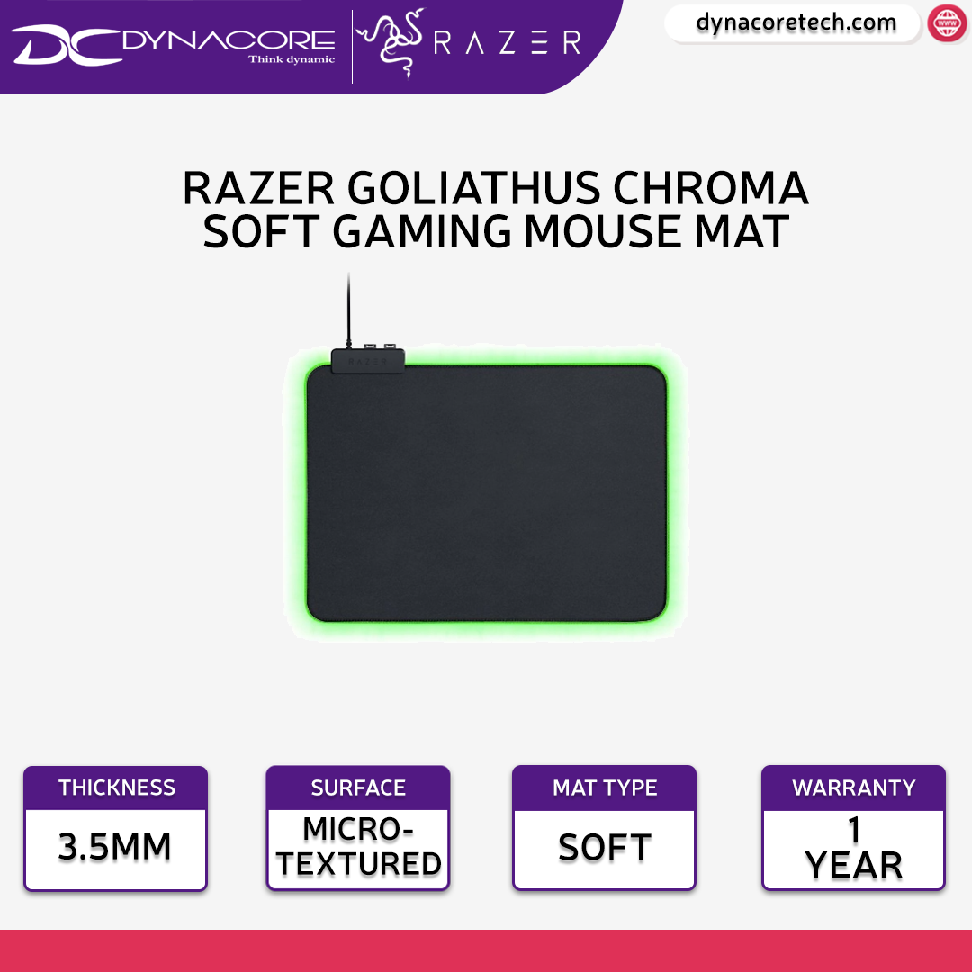 Razer Goliathus Chroma Soft Gaming Mouse Mat RZ02-02500100-R3M1 -8886419318064