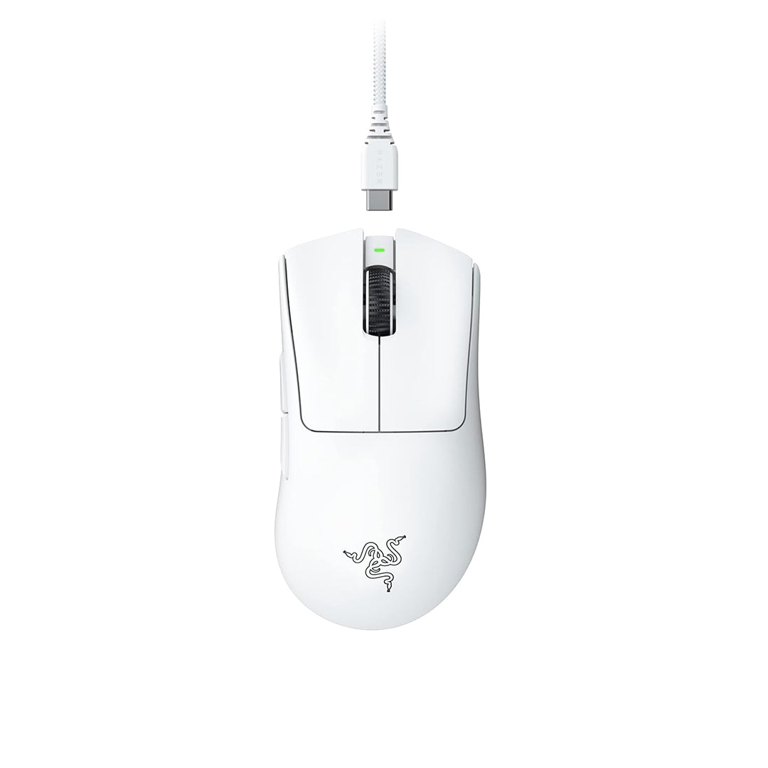 Razer DeathAdder V3 Pro White Wireless Ergonomic Esports Mouse RZ01-04630200-R3A1 - 8886419334170