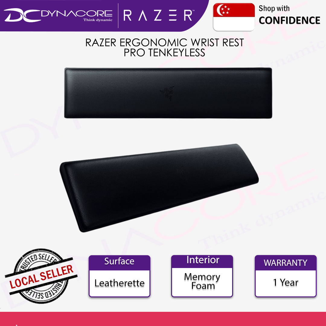 RAZER ERGONOMIC WRIST REST FOR TENKEYLESS KEYBOARD - 8886419337201