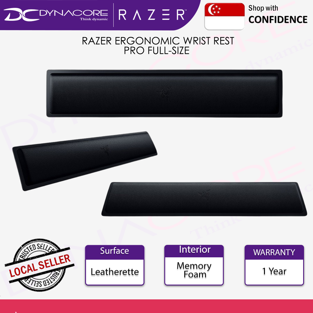 RAZER ERGONOMIC WRIST REST PRO FULL-SIZE - 8886419384151