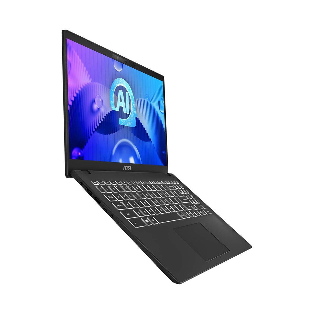 MSI Modern 15 H AI C1MOG-218SG / Intel Core Ultra 7 processor 155H / 15.6'' FHD / 16GB / Classic Black - 9S7-15H551-218