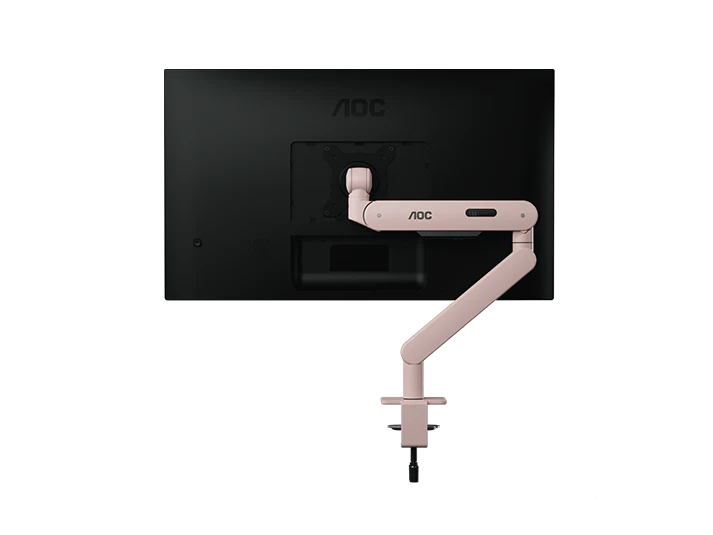 AOC AM400 Mechanical Gas Spring System Single Monitor Arm (Black / Gray / Pink / White)