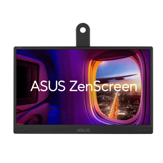 ASUS Zen Screen MB166CR Portable USB Monitor- 16", Full HD, IPS, USB Type-C, Blue Light Filter, 360° kickstand - ASUSMB166CR