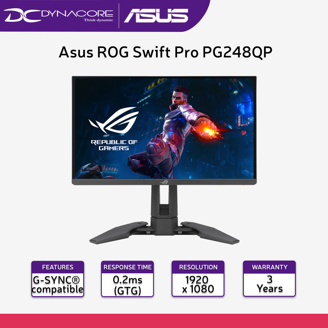 ASUS ROG Swift Pro PG248QP NVIDIA® G-SYNC® esports gaming monitor - ASUSPG248QP