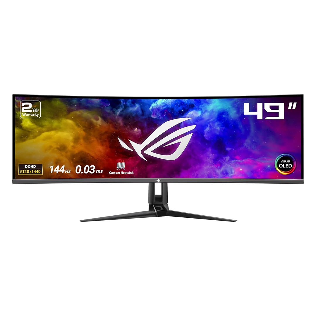 ASUS ROG Swift OLED PG49WCD 49-inch QD-OLED Curved Gaming Monitor - ASUSPG49WCD