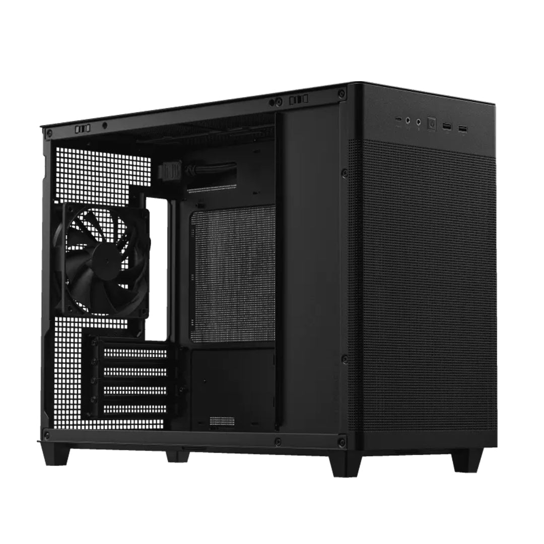 ASUS Prime AP201 Tempered Glass MicroATX Case - ASUSPRIMEAP201BK