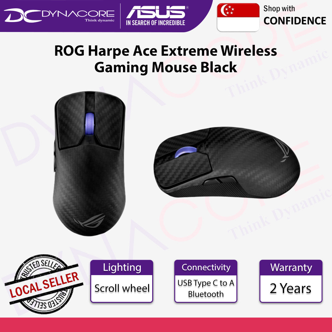 ASUS ROG Harpe Ace Extreme Wireless Gaming Mouse Black - 4711387567715