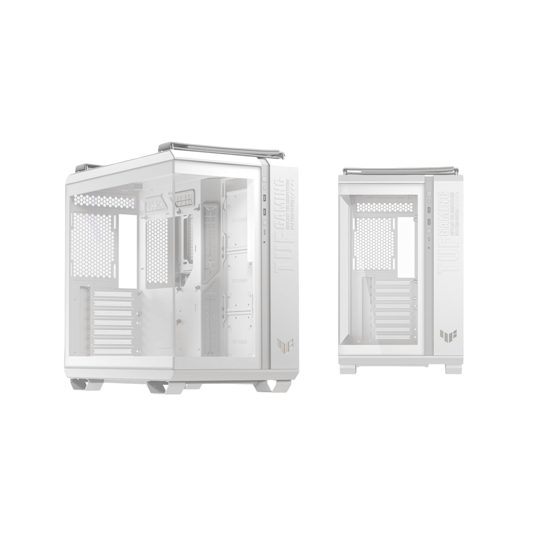 ASUS TUF Gaming GT502 Horizon ATX Mid-Tower Gaming Case White - ASUSTUFGT502HORWHT