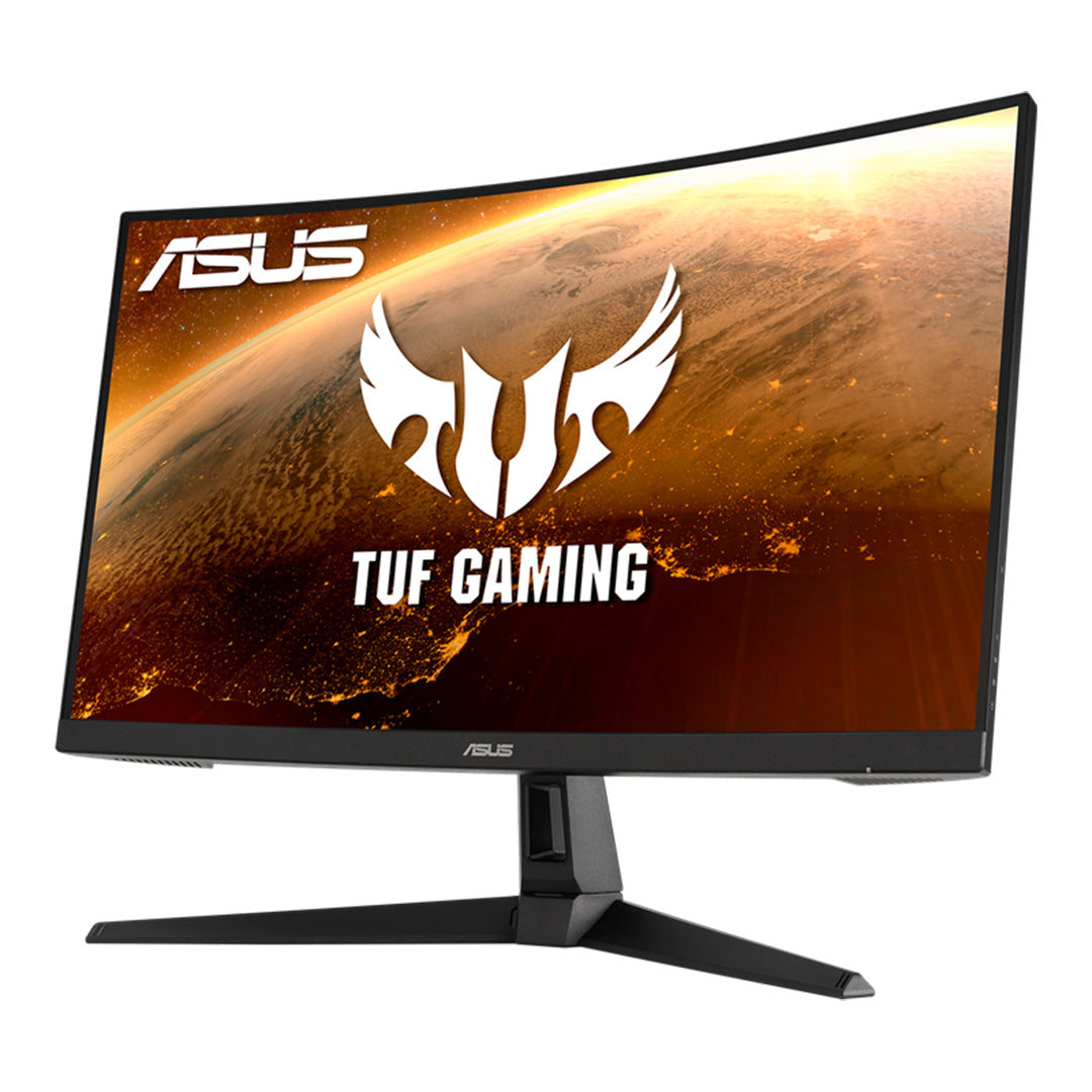 ASUS TUF Gaming VG27WQ1B Curved Gaming Monitor 27 inch WQHD (2560x1440), 165Hz(Above 144Hz), Extreme Low Motion Blur, Adaptive-sync, FreeSync Premium, 1ms (MPRT), HDR10 -ASUSVG27WQ1B