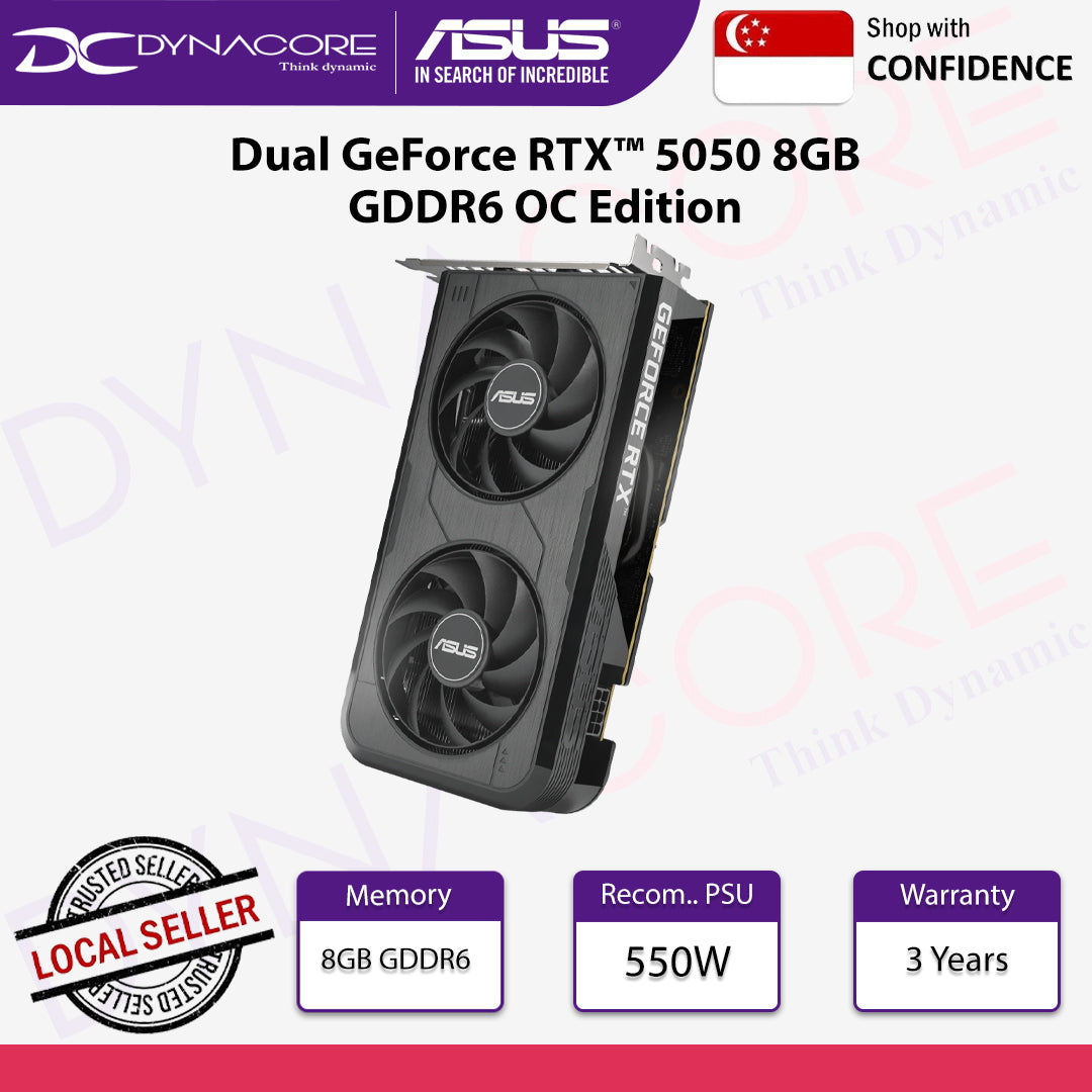 ASUS Dual GeForce RTX™ 5050 8GB GDDR6 Graphics Card - 199291178533