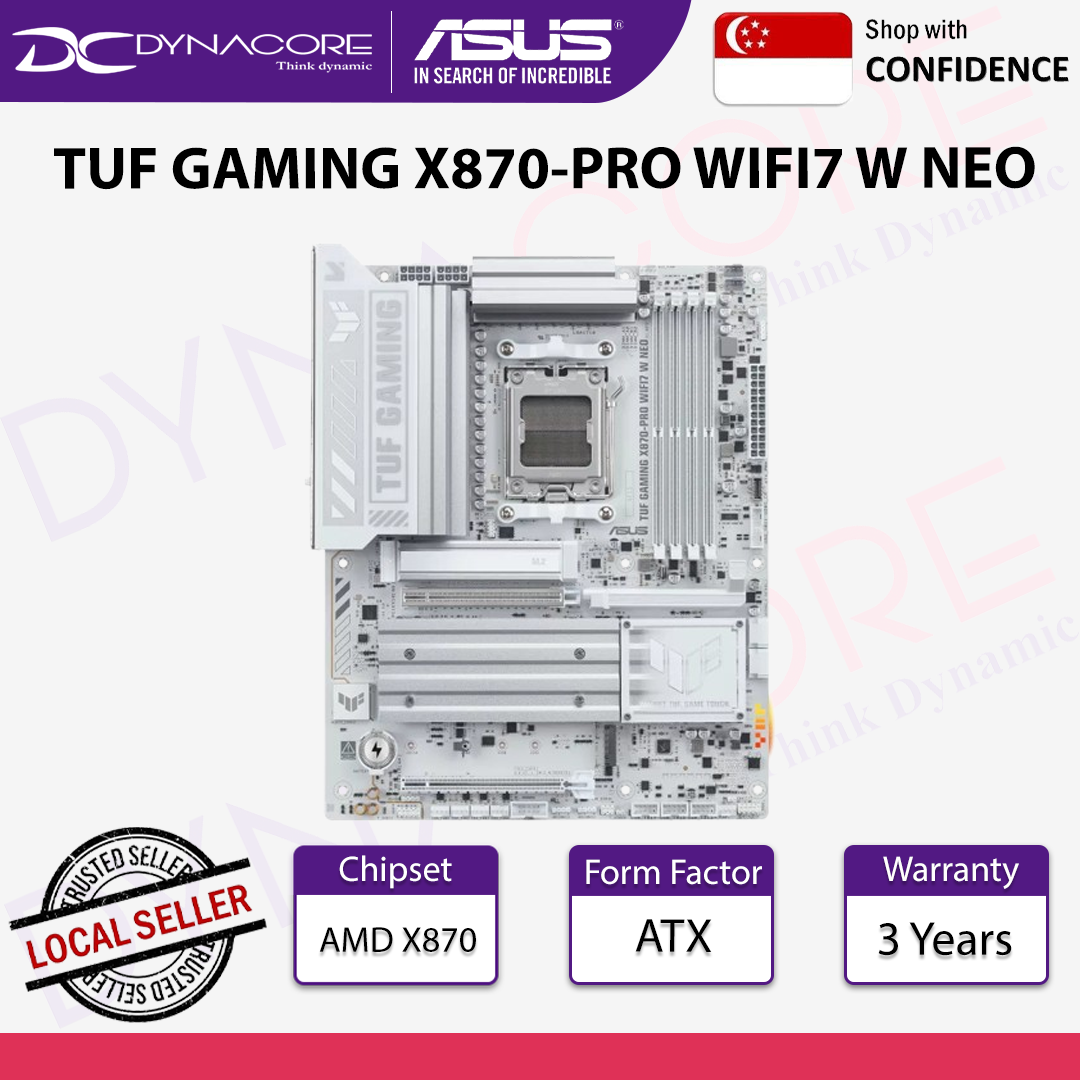 ASUS TUF GAMING X870-PRO WIFI7 W NEO AM5 ATX Motherboard - 4711636425254