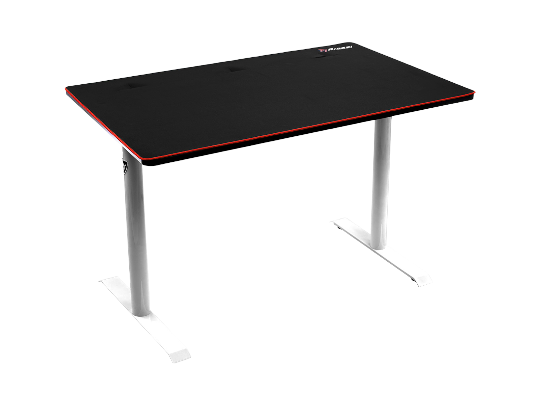 Arozzi Arena Leggero Compact Gaming Desk White - ARENA-LEGGERO-WHITE