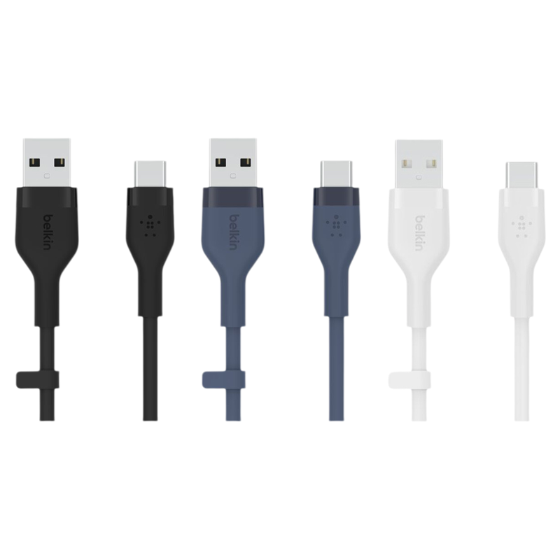 Belkin BoostCharge Flex USB-C to USB-A Cable 15W - 1m (Black / Blue / White)