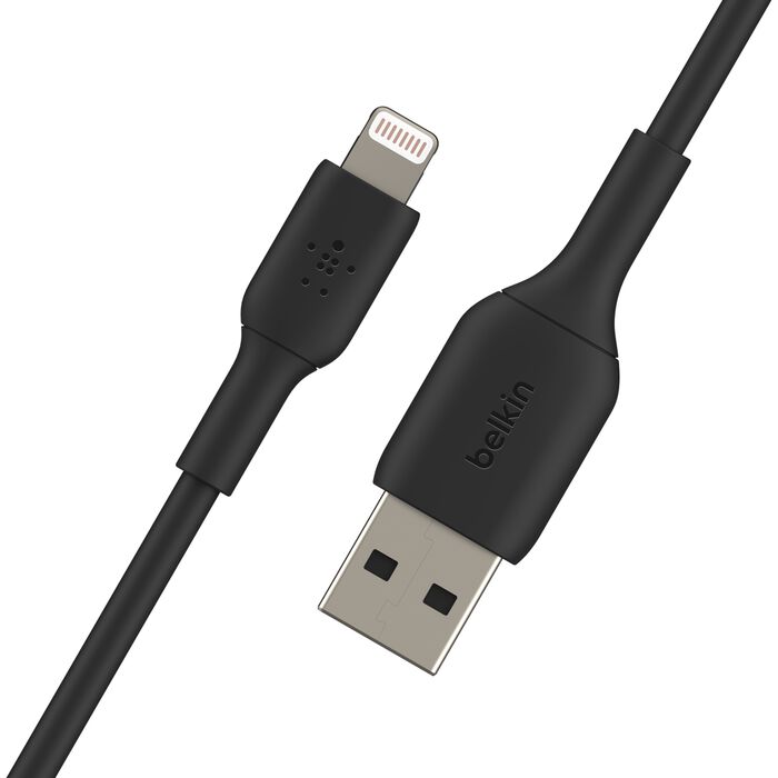 Belkin BoostCharge Lightning to USB-A Cable 1M - Black / Midnight Green / White