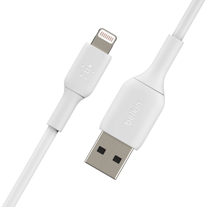 Belkin BoostCharge Lightning to USB-A Cable - 2M / 3M - Black / White