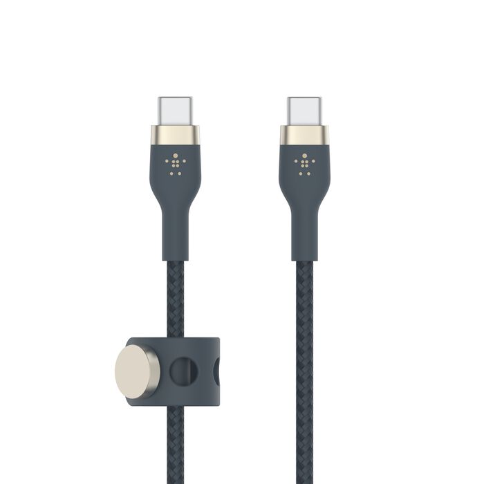 Belkin BoostCharge Pro Flex USB-C to USB-C Cable 60W - 1M (Black / White)