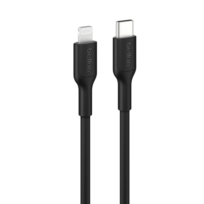 Belkin BoostCharge USB-C Cable with Lightning Connector 1m (Black / Sand / White)
