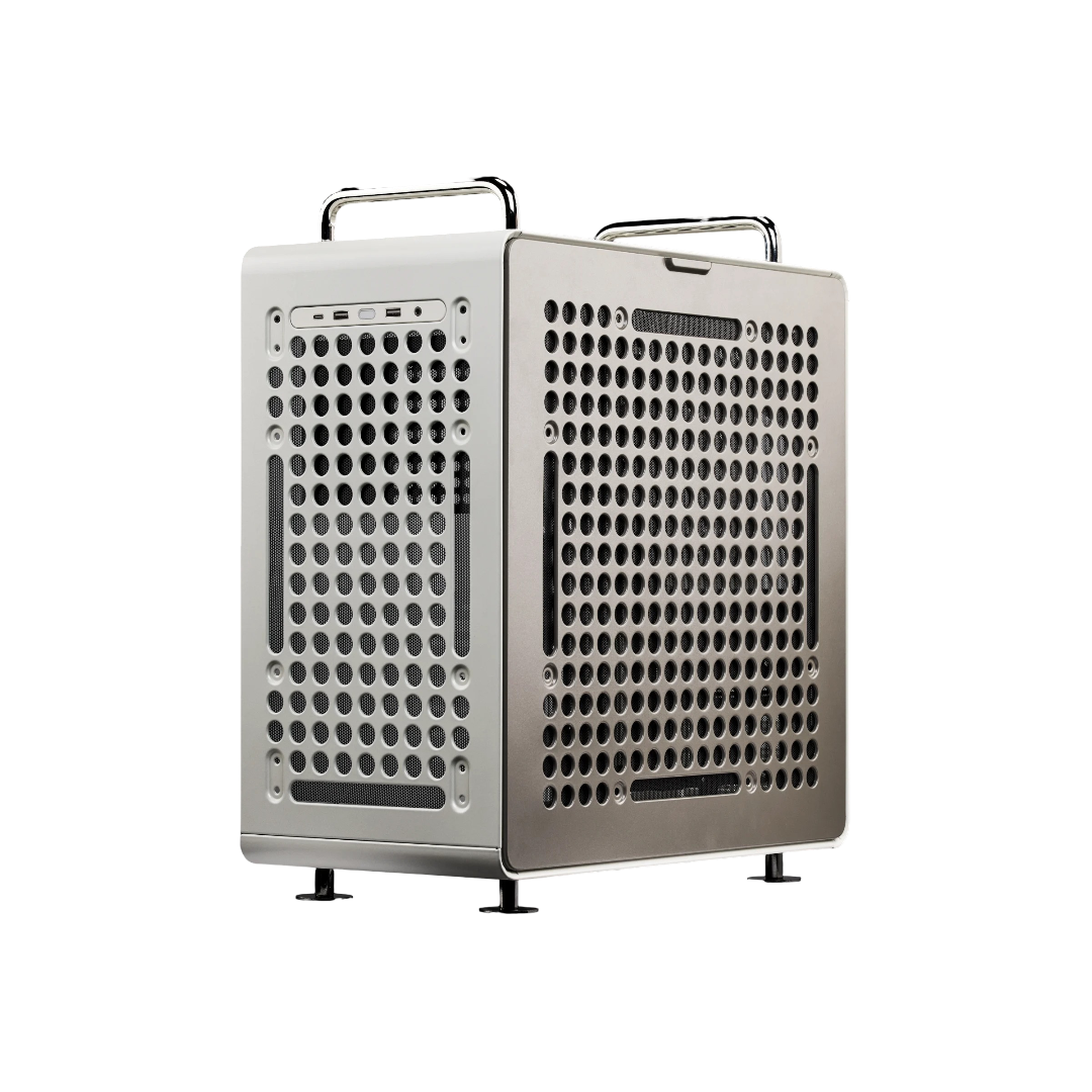 Cooler Master QUBE 540 ATX Mid-Tower PC Case High Airflow Tempered Glass - Moonstone - CMQUBE540MNST