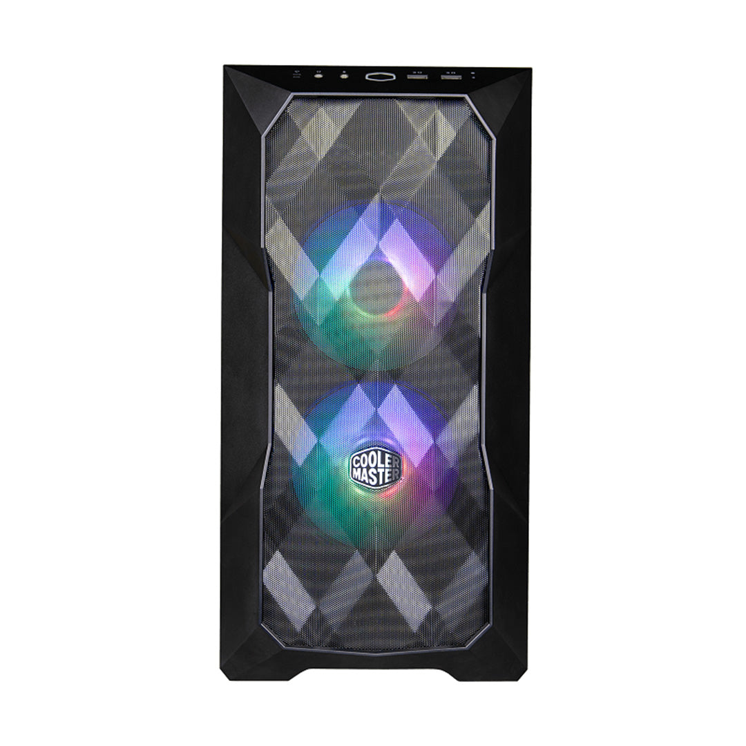 Cooler Master MASTERBOX TD300 MESH Micro-ATX Case - Black - CMTD300MESHBLK