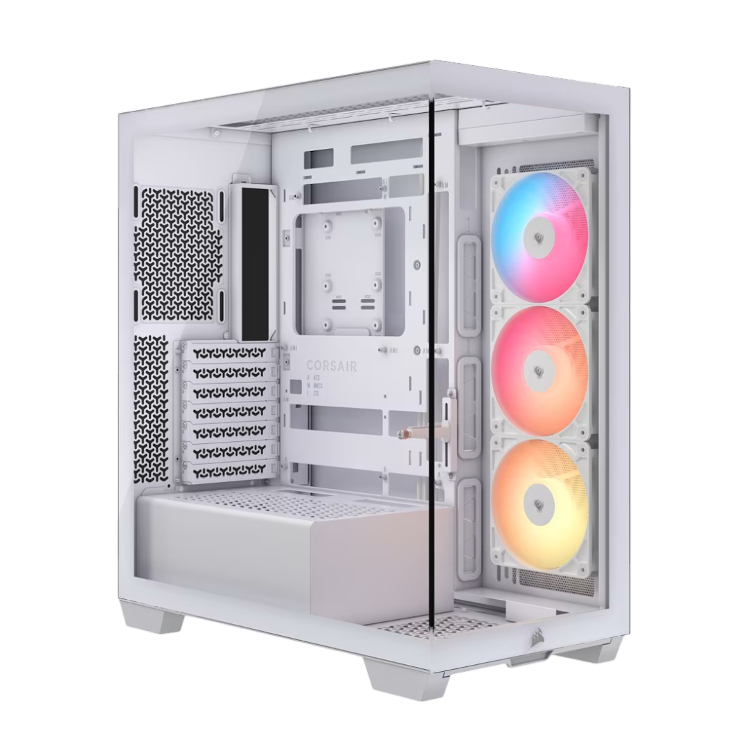 Corsair 3500X RS-R ARGB Tempered Glass Mid-Tower PC Case - White - CS-CC-9011323-WW