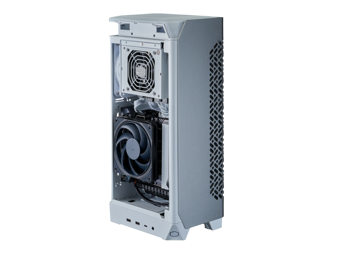 Cooler Master NCORE 100 Air Mini-ITX PC Tower Case White - CMNC100AIRWT