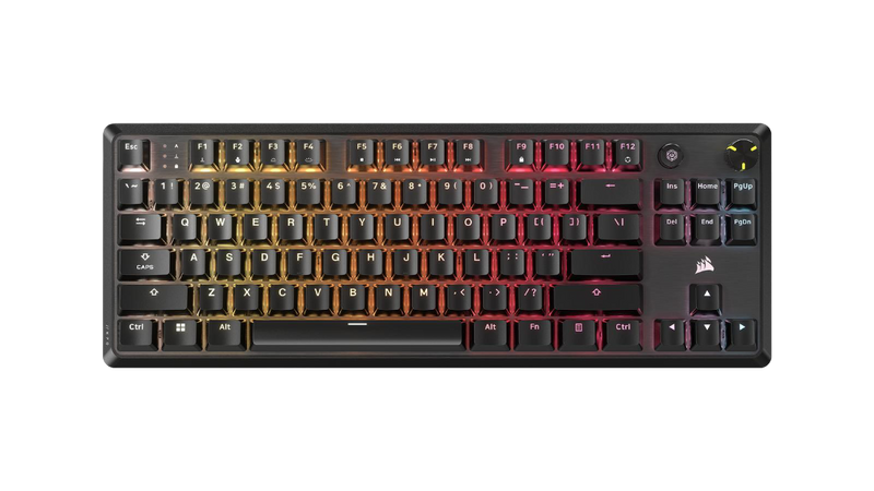 Corsair K70 Core TKL RGB Mechanical Gaming Keyboard Corsair MLX Red v2 Linear Switches - 840006678786