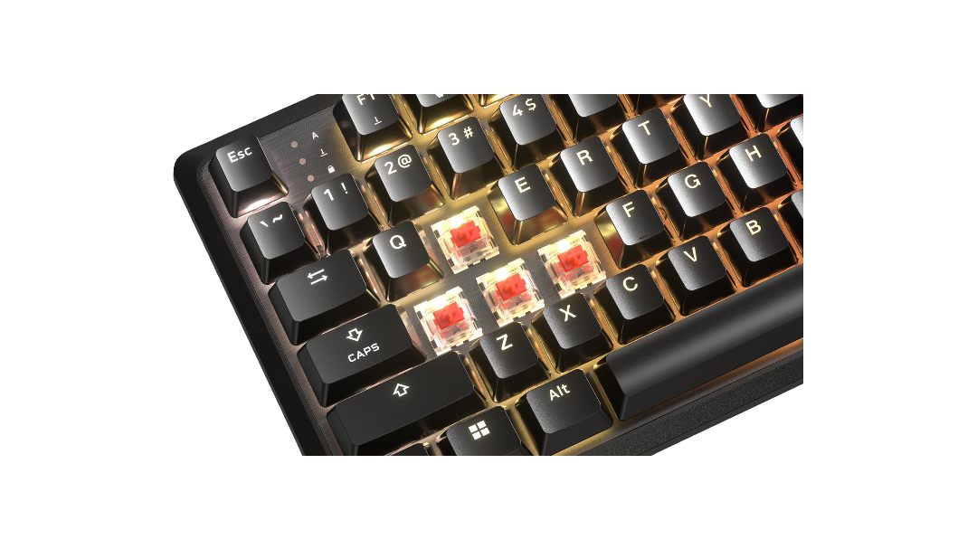 Corsair K70 Core TKL RGB Mechanical Gaming Keyboard Corsair MLX Red v2 Linear Switches - 840006678786