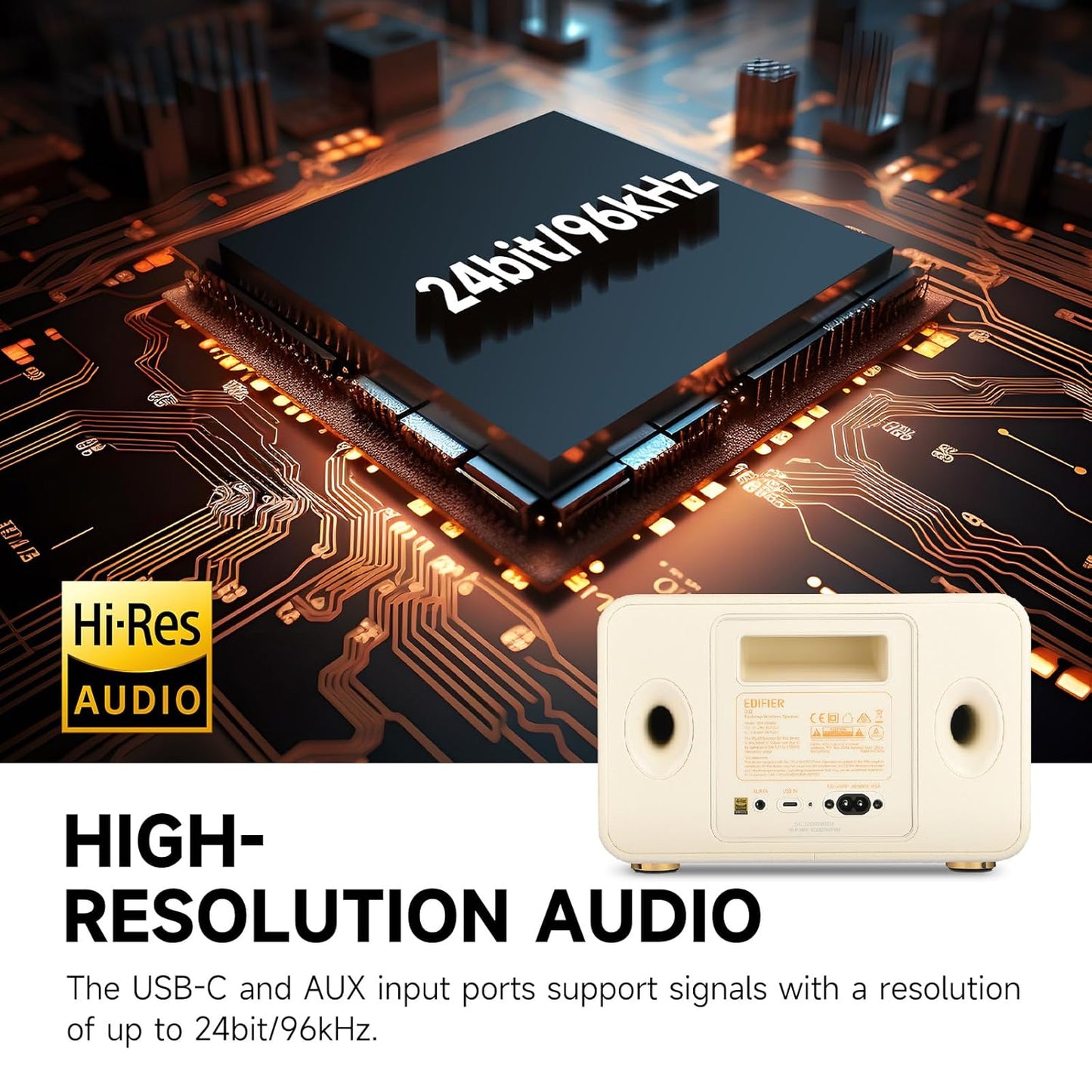 EDIFIER D32 BT SPEAKERS 60W - 6923520286430