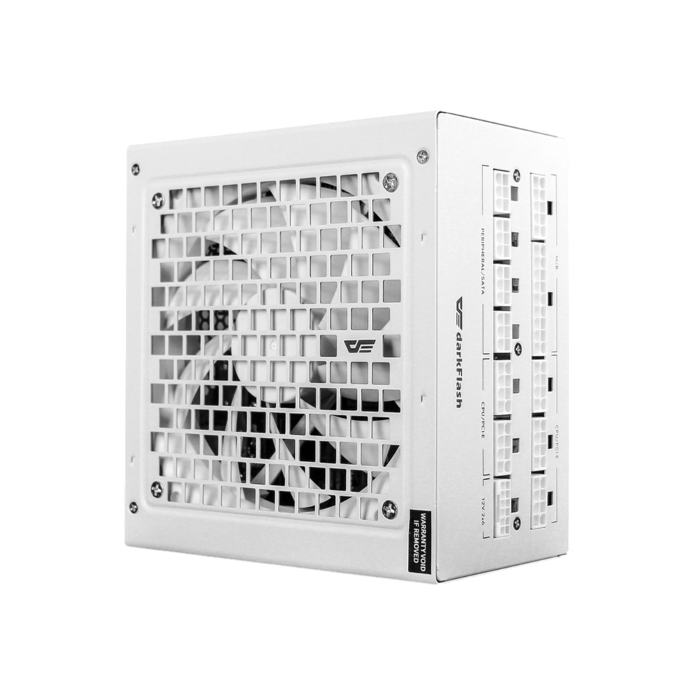 DarkFlash PMT850 Fully Modular 80 Plus Gold Gaming ATX 3.1 Power Supply White - PMT850 WHITE