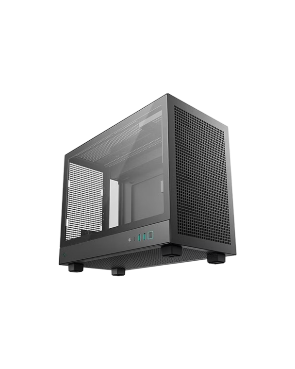 DeepCool CH160 Plus M-ATX Mini Tower Case Black - DCCH160PBLK