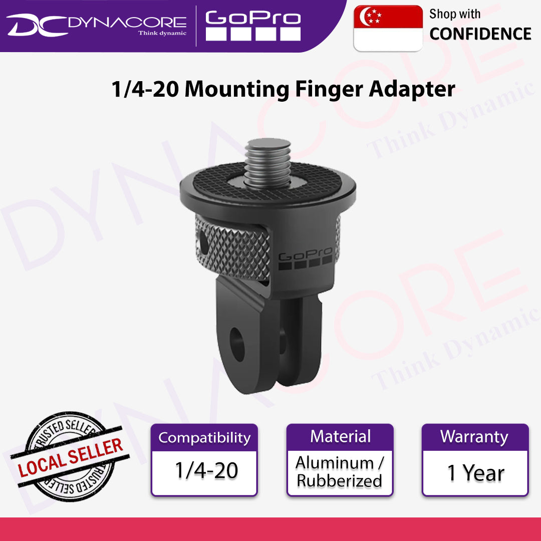 Gopro ABTFR-001 1/4-20 Mounting Finger Adapter - 810116384020