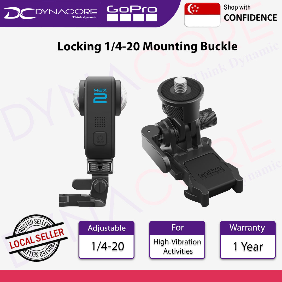 Gopro ABTQR-001 Locking 1/4-20 Mounting Buckle - 810116384013