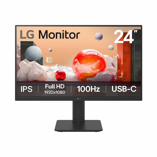 LG 24MS570B-B - 24" FHD IPS 100Hz Productivity Monitor with 65W Type C PD - LG24MS570B-B