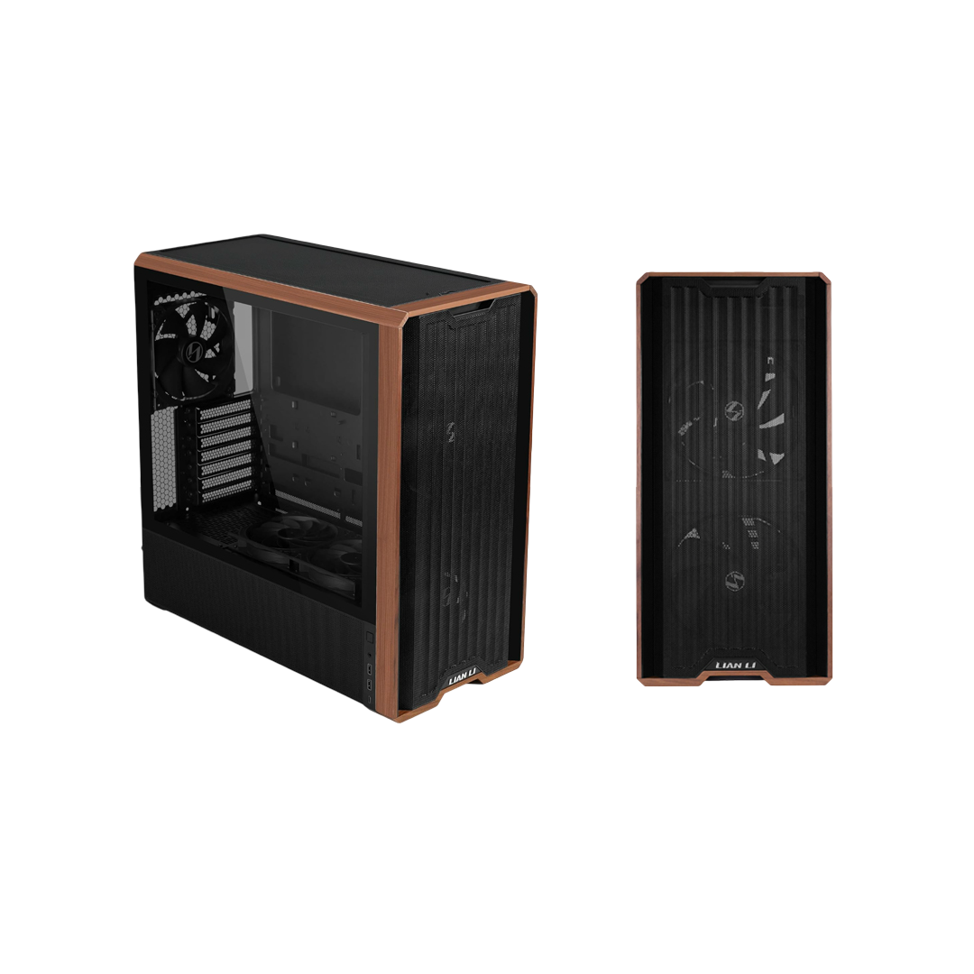 Lian Li LANCOOL 217X Black Type-C Mid-Tower Tempered Glass ATX Casing - LIANLILC217XBLK