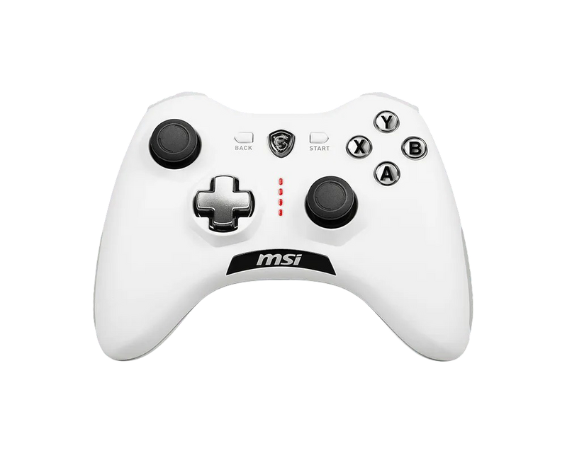 MSI Force GC20 V2 Gaming Wired Dual Vibration Gaming Controller for PC and Android - WHITE - MSIFORCEGC20V2WHITE