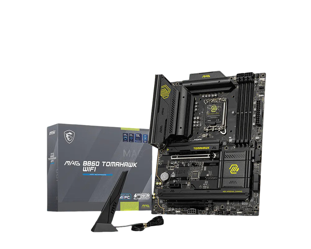 MSI MAG B860 TOMAHAWK WIFI ATX MOTHERBOARD - D5-MSIMAGB860TOMAHAWKWIFI
